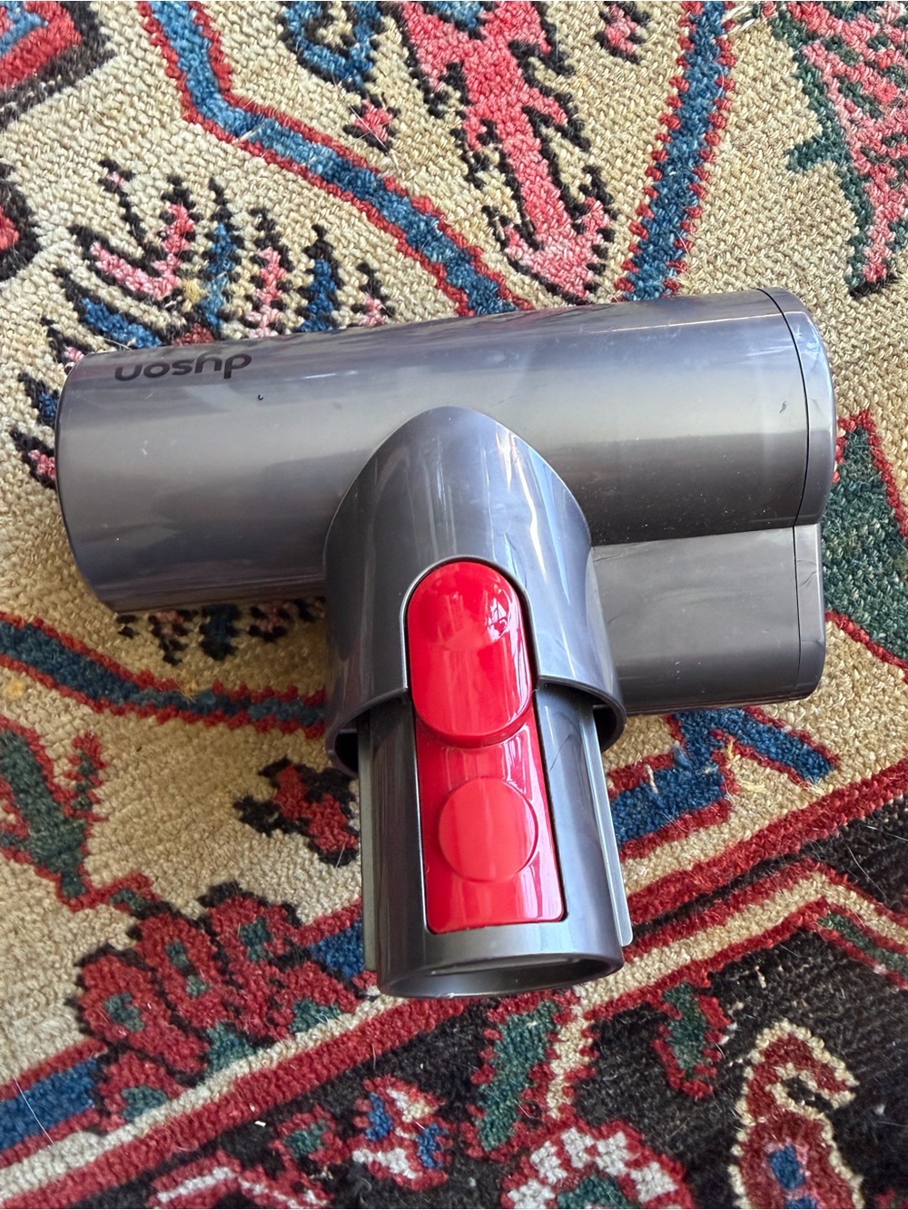 Vacuum Cleaner Attachment on Rug